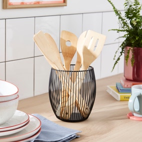 Elements Metal Wire Utensil Pot