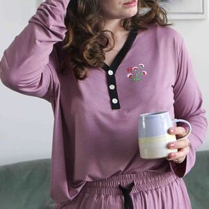 Personalised Birthday Flower Pyjama Set Gift For Her