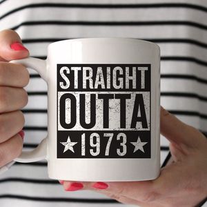 Personalised 'Straight Outta Compton' Birth Year Mug