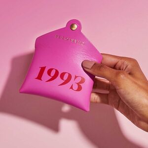Personalised Year Date Leather Card + Coin Purse
