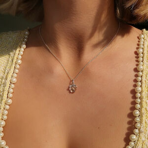 Sterling Silver Birth Flower Necklaces