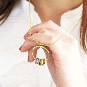 Your Family Birthstone Story Necklace