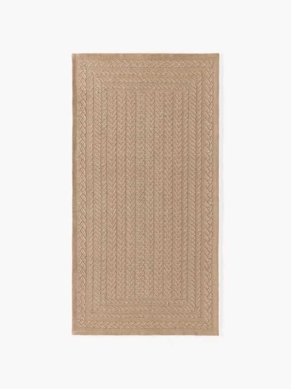 Hand-Woven Indoor & Outdoor Rug Anil with Geometric Pattern