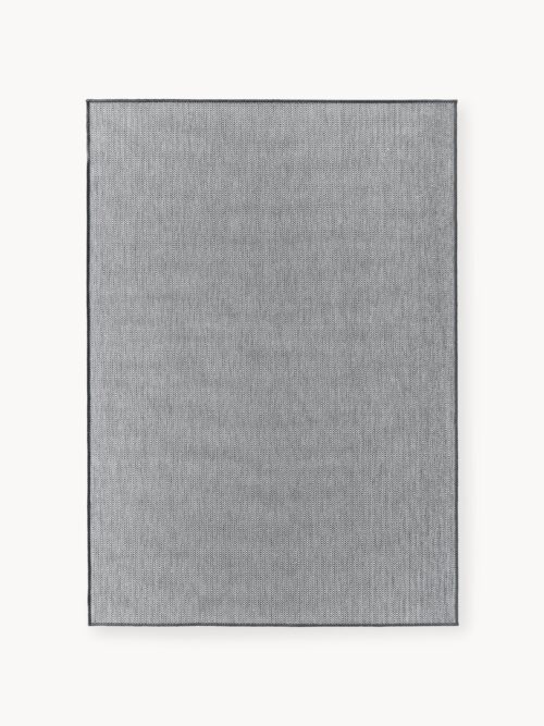 Indoor & Outdoor Reversible Rug Cort with Zigzag Pattern