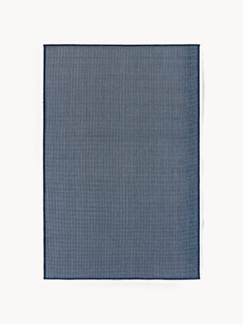 Indoor & Outdoor Reversible Rug Cort with Zigzag Pattern
