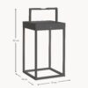 Mobile Dimmable LED Outdoor Floor Lamp Cannes