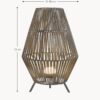 Mobile LED Outdoor Floor Lamp Conta, Dimmable