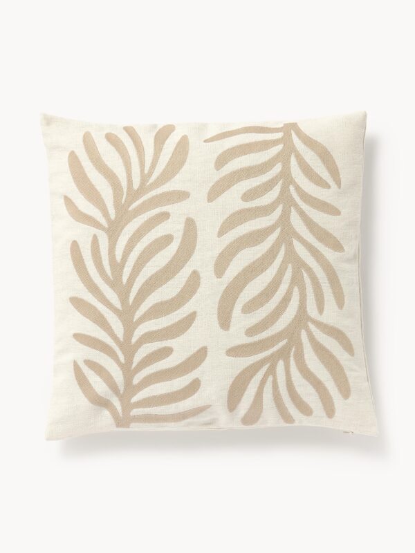 Outdoor Cushion Cover Aryna with Decorative Trim