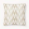 Outdoor Cushion Cover Maillot with Ikat Pattern