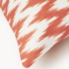Outdoor Cushion Cover Maillot with Ikat Pattern