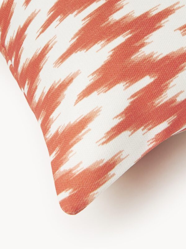 Outdoor Cushion Cover Maillot with Ikat Pattern