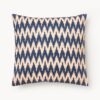 Outdoor Cushion Cover Maillot with Ikat Pattern