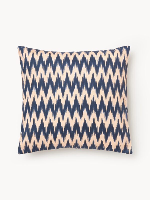 Outdoor Cushion Cover Maillot with Ikat Pattern