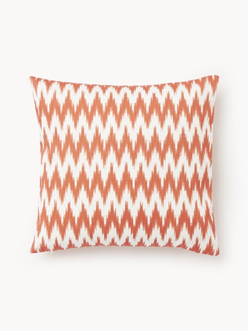 Outdoor Cushion Cover Maillot with Ikat Pattern