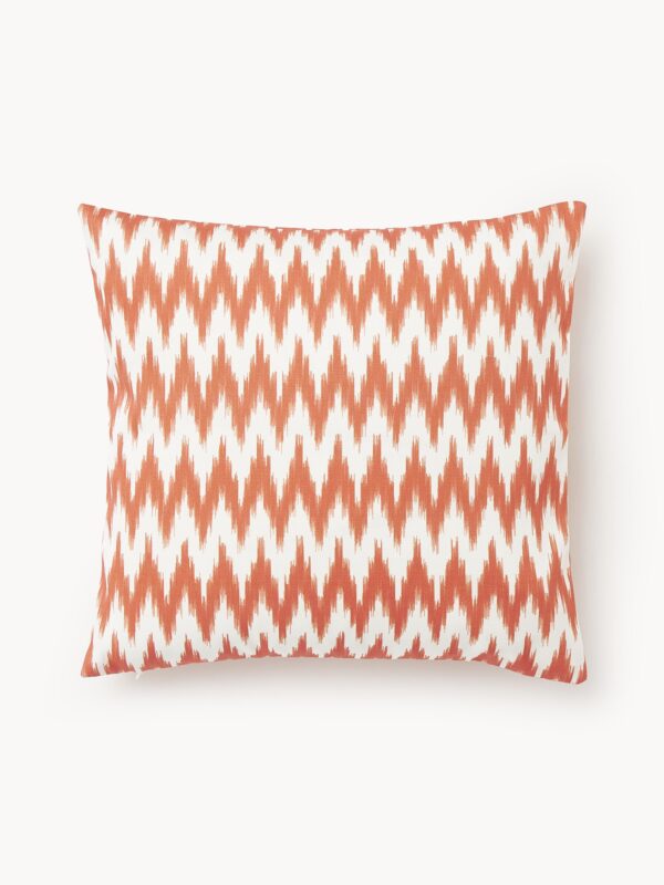 Outdoor Cushion Cover Maillot with Ikat Pattern