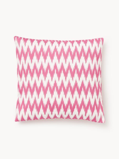 Outdoor Cushion Cover Maillot with Ikat Pattern