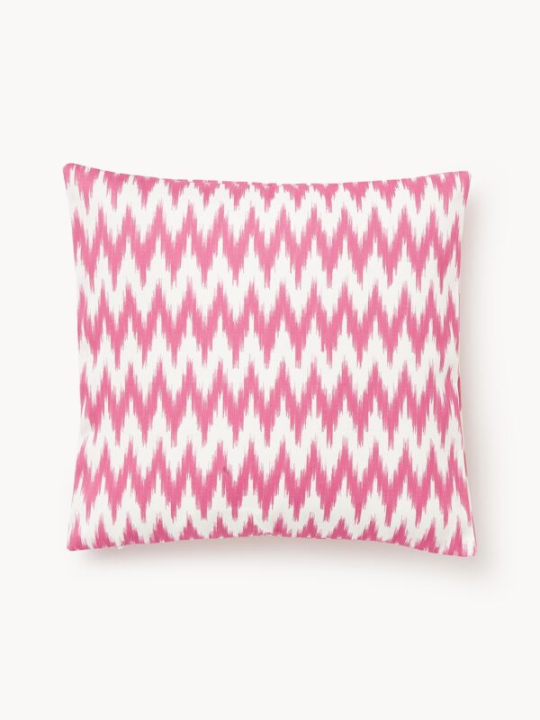 Outdoor Cushion Cover Maillot with Ikat Pattern