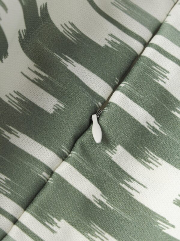 Outdoor Cushion Cover Maillot with Ikat Pattern