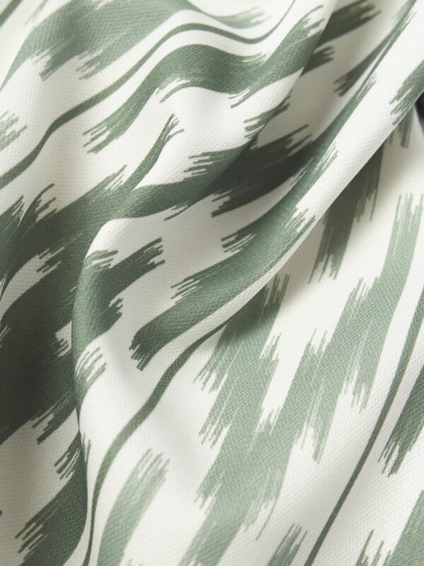 Outdoor Cushion Cover Maillot with Ikat Pattern