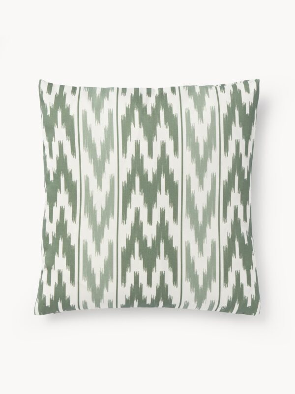 Outdoor Cushion Cover Maillot with Ikat Pattern