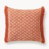 Outdoor Cushion Cover Suria with Woven Pattern and Fringes