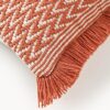 Outdoor Cushion Cover Suria with Woven Pattern and Fringes