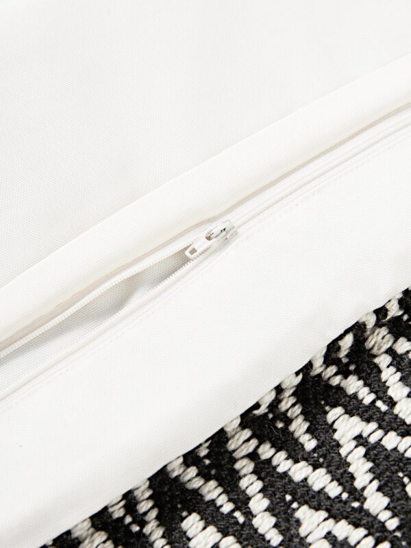 Outdoor Cushion Cover Suria with Woven Pattern and Fringes