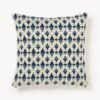 Outdoor Cushion Cover Yamir with Woven Pattern