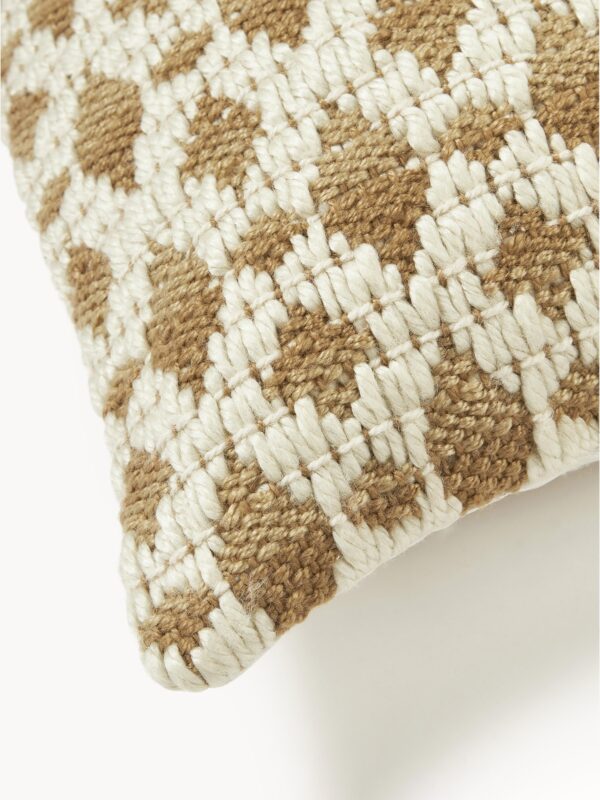 Outdoor Cushion Cover Yamir with Woven Pattern