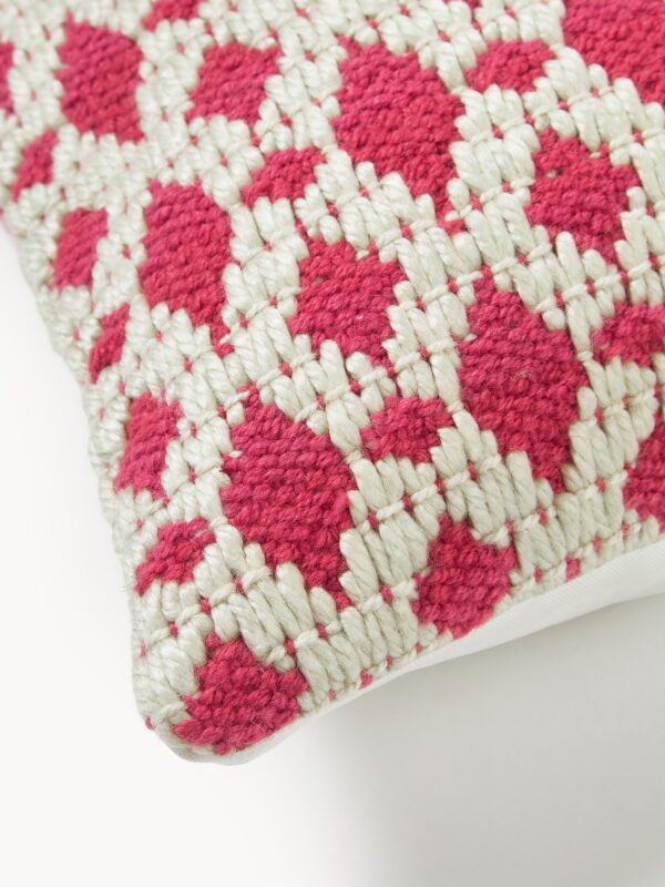 Outdoor Cushion Cover Yamir with Woven Pattern