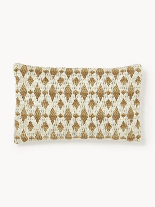 Outdoor Cushion Cover Yamir with Woven Pattern