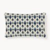 Outdoor Cushion Cover Yamir with Woven Pattern