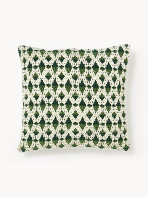 Outdoor Cushion Cover Yamir with Woven Pattern