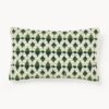 Outdoor Cushion Cover Yamir with Woven Pattern