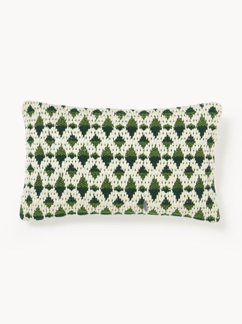 Outdoor Cushion Cover Yamir with Woven Pattern