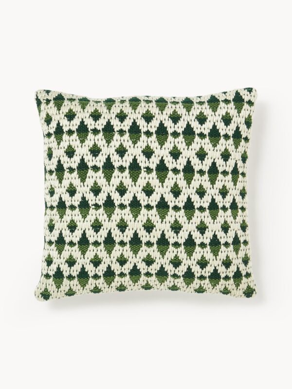 Outdoor Cushion Cover Yamir with Woven Pattern