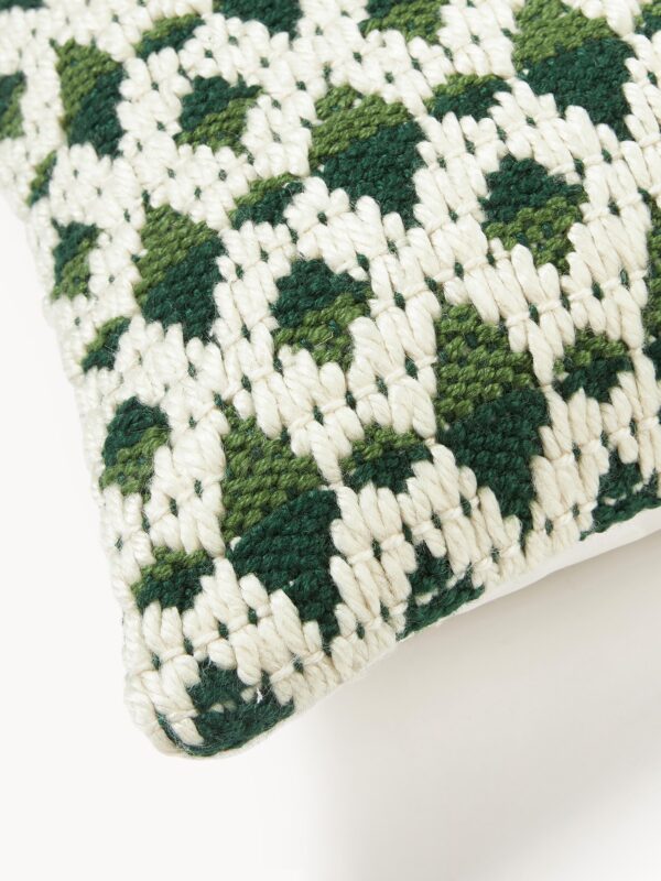 Outdoor Cushion Cover Yamir with Woven Pattern