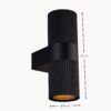 Outdoor Wall Up- & Downlight Kyklop Ripple