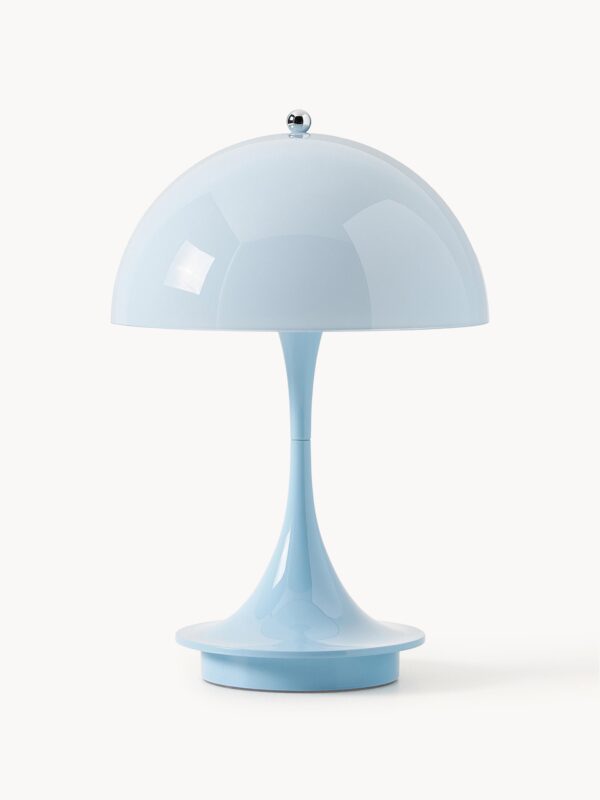 Small Portable LED Table Lamp Panthella 160, Design Verner Panton