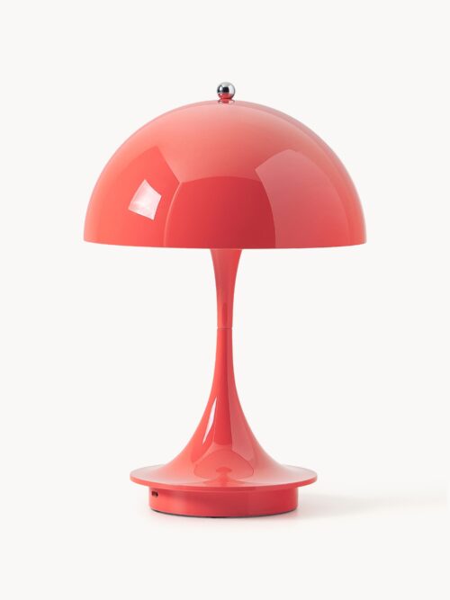 Small Portable LED Table Lamp Panthella 160, Design Verner Panton