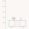 Small Portable LED Table Lamp Panthella 160, Design Verner Panton