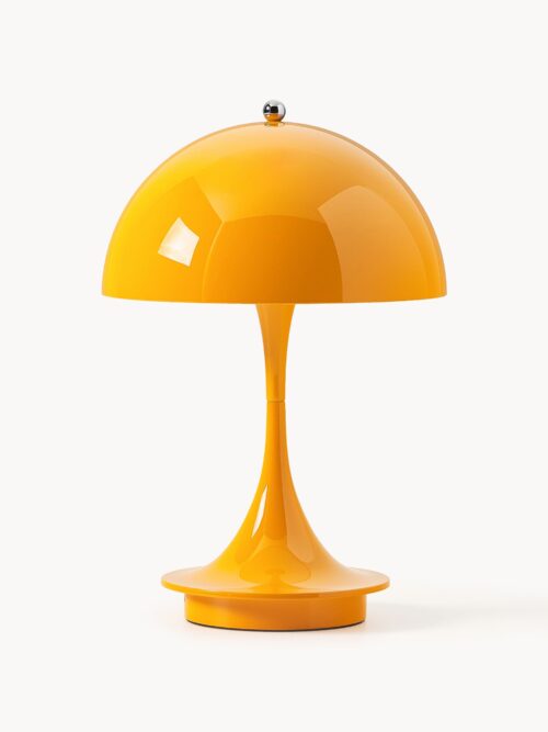 Small Portable LED Table Lamp Panthella 160, Design Verner Panton