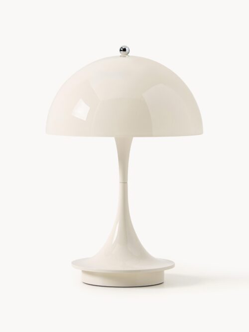 Small Portable LED Table Lamp Panthella 160, Design Verner Panton