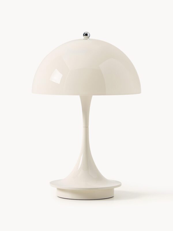 Small Portable LED Table Lamp Panthella 160, Design Verner Panton