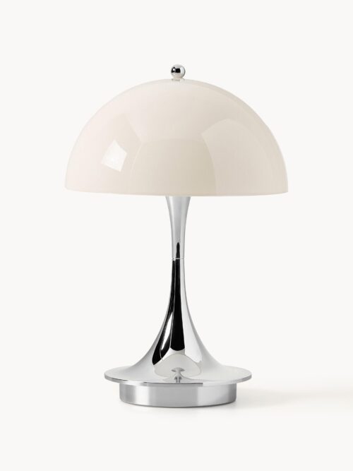 Small Portable LED Table Lamp Panthella 160, Design Verner Panton