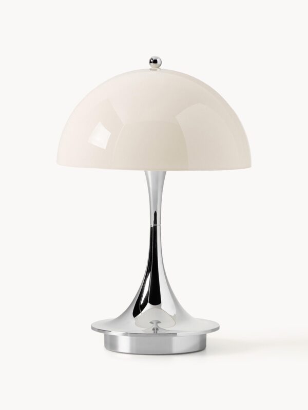 Small Portable LED Table Lamp Panthella 160, Design Verner Panton