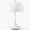 Small Portable LED Table Lamp Panthella 160, Design Verner Panton