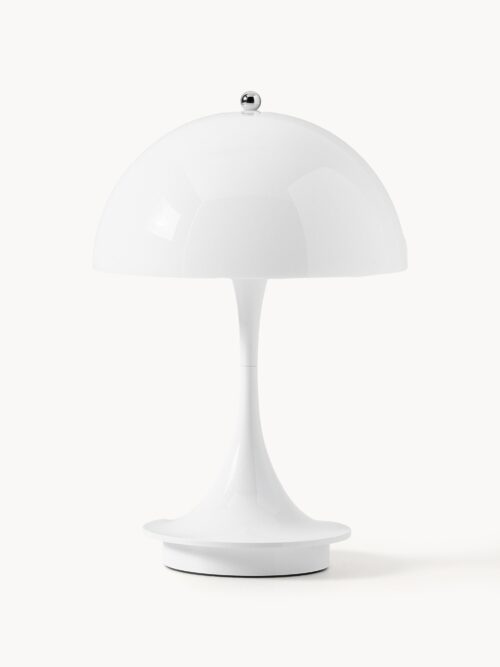 Small Portable LED Table Lamp Panthella 160, Design Verner Panton