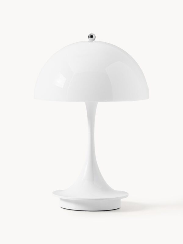 Small Portable LED Table Lamp Panthella 160, Design Verner Panton