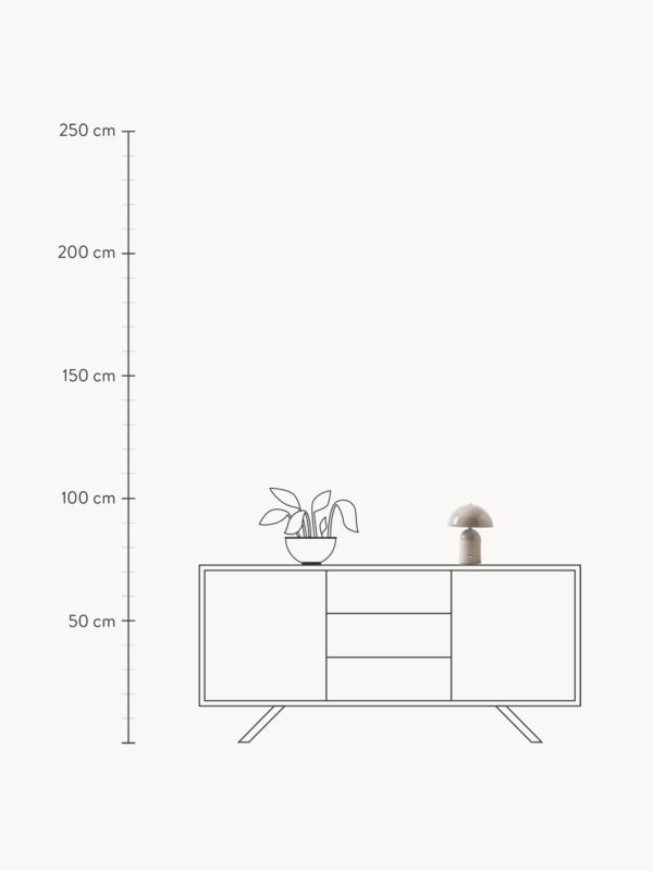 Small Portable LED Table Lamp Walter, Dimmable
